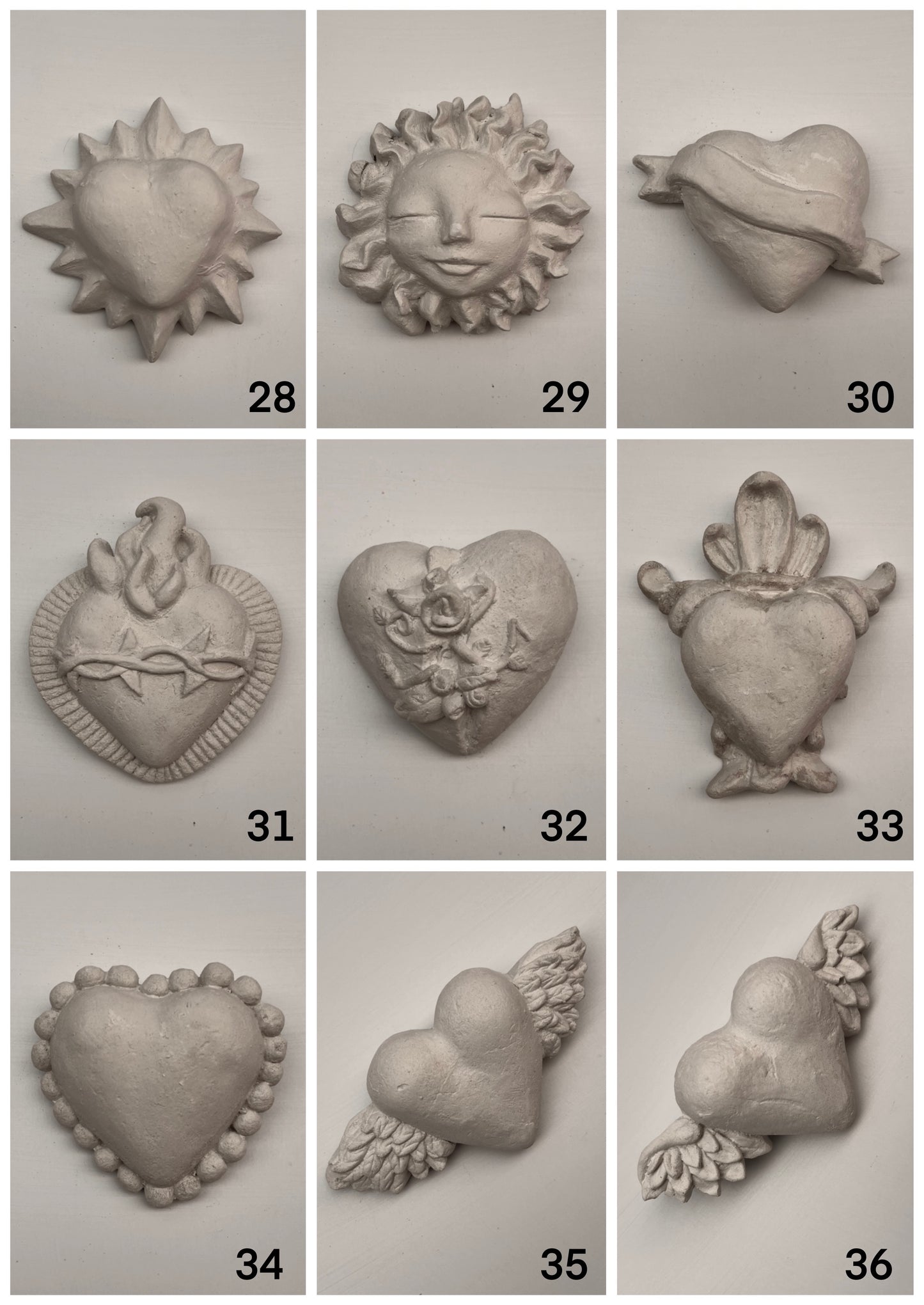 Set de Corazones Personalizables                                                                                  – 10 Figuras a Elección