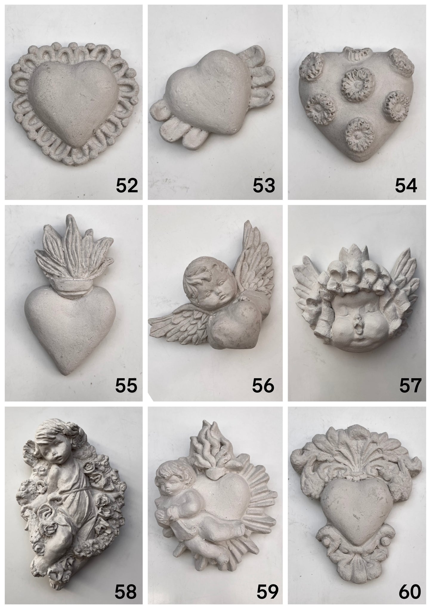 Set de Corazones Personalizables                                                                                  – 10 Figuras a Elección