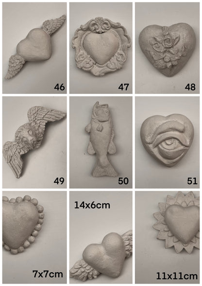 Set de Corazones Personalizables                                                                                  – 10 Figuras a Elección