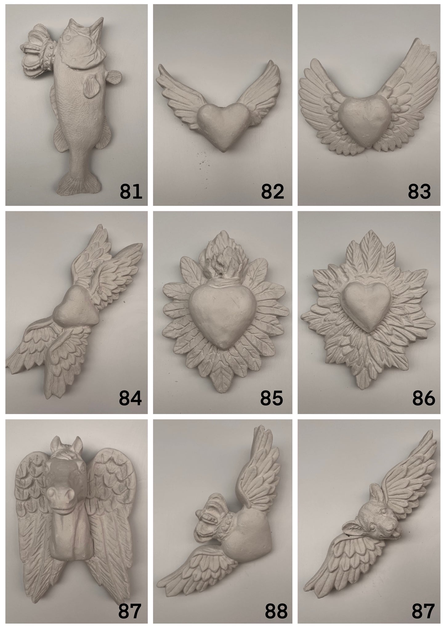 Set de Corazones Personalizables                                                                                  – 10 Figuras a Elección