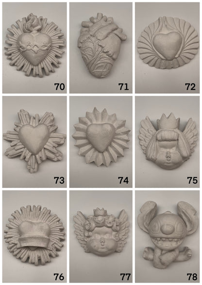 Set de Corazones Personalizables                                                                                  – 10 Figuras a Elección