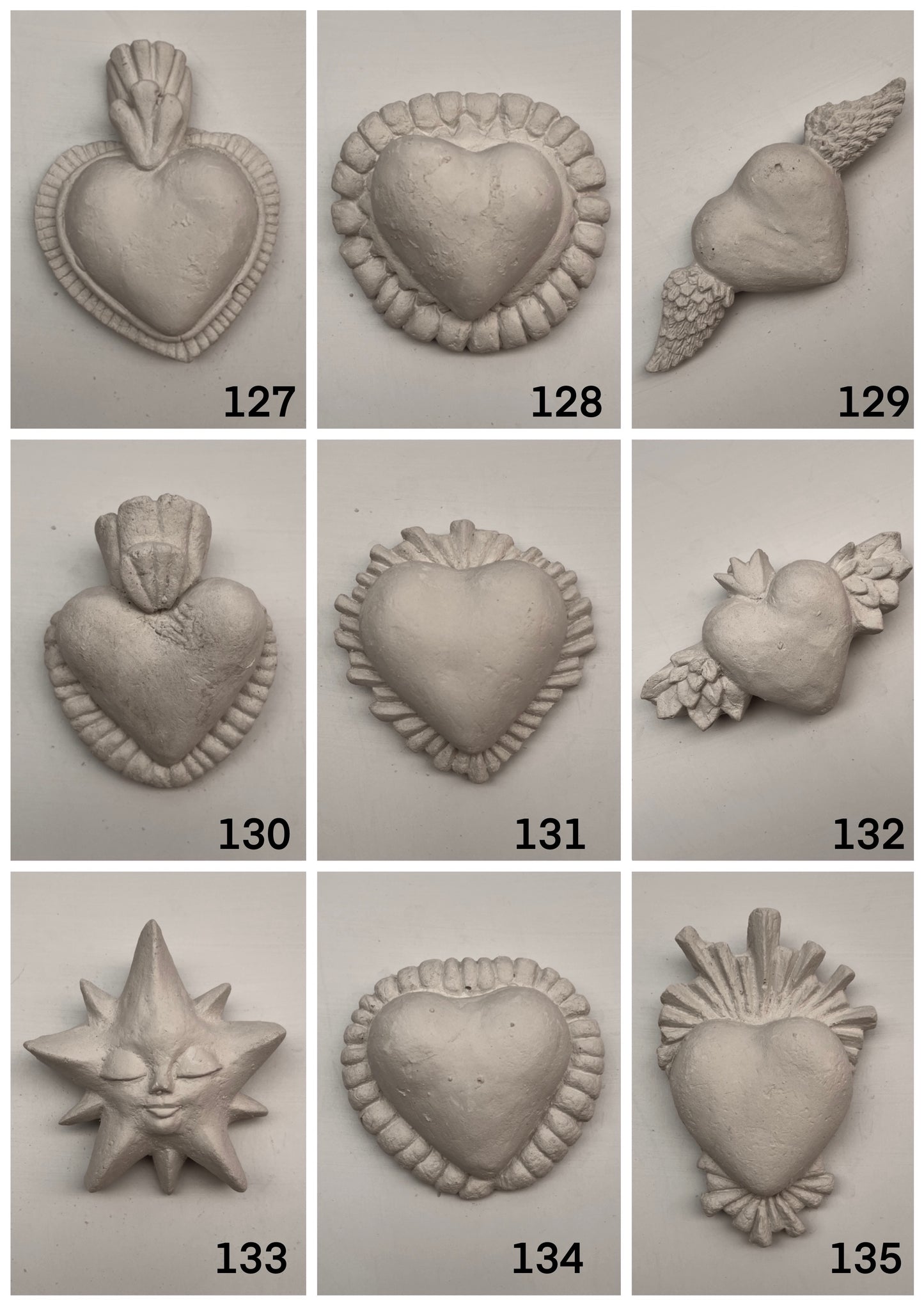 Set de Corazones Personalizables                                                                                  – 10 Figuras a Elección